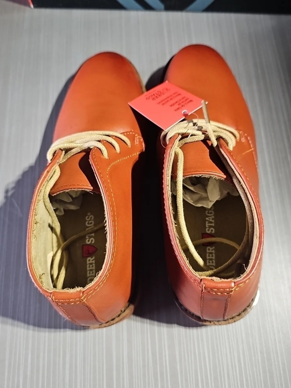 Deer Stags Boys Ballard Luggage‎ HTEC Chukka Dress Boots Boys 1M NEW In Box